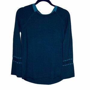 NWT Smartwool Bell Sleeve Sweater Forest Green size XS X-Small tunic